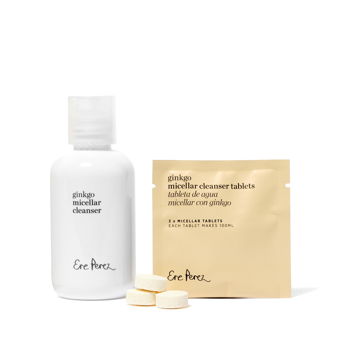 Ere Perez Ginkgo Waterless Micellar Cleanser - Wild & Cruelty Free Ethical Online Beauty Store Australia