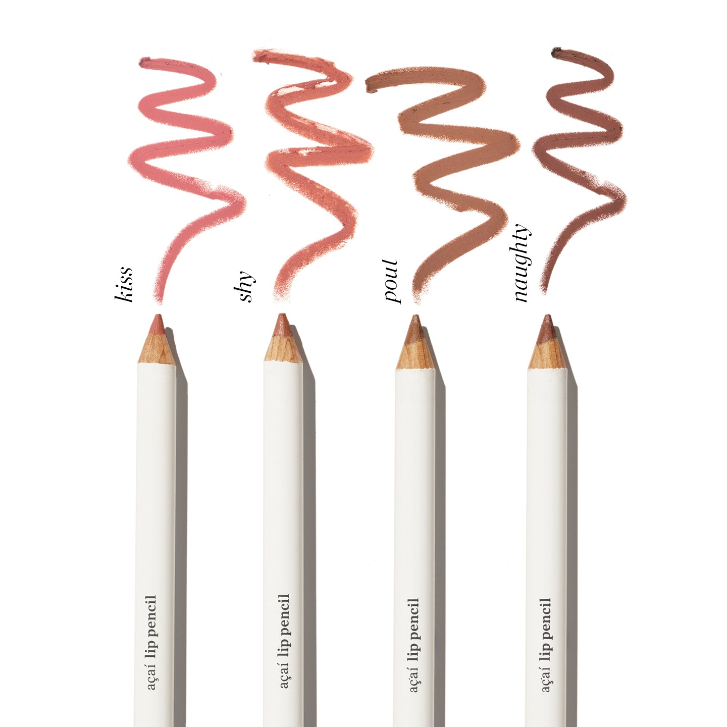 Ere Perez Acai Matte Lip Pencil Swatches - Vegan and Cruelty Free Makeup Australia