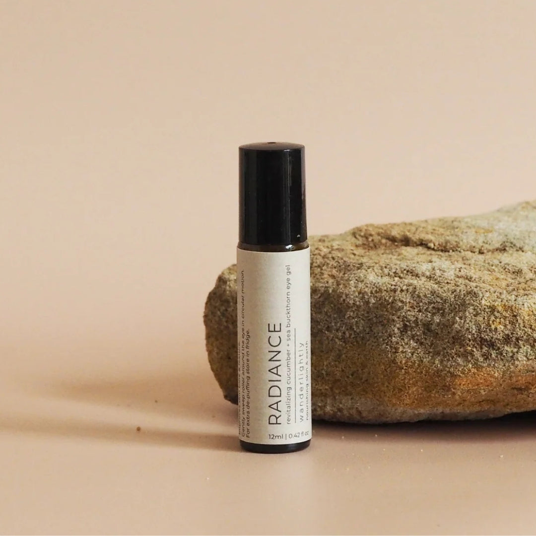 Wanderlightly Radiance Eye Gel Serum Roller - Wild & Cruelty Free Australia