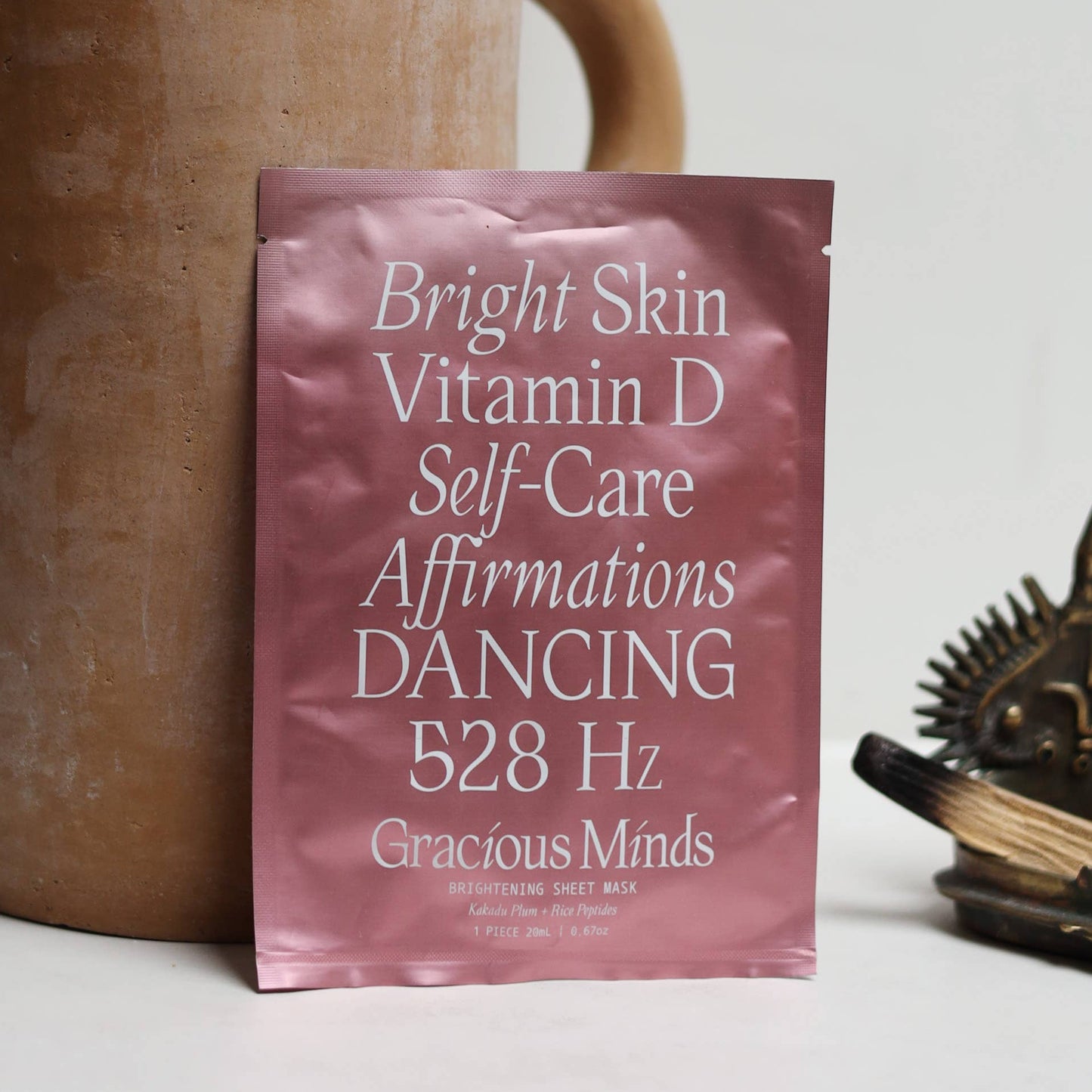 Gracious Minds Bright Unveil Biodegradable Sheet Mask online at Wild & Cruelty Free Australia