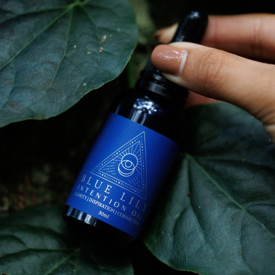 Blue Lily Intention Oil - Blue Lotus Flower Facial Oil - Wild & Cruelty Free Australia