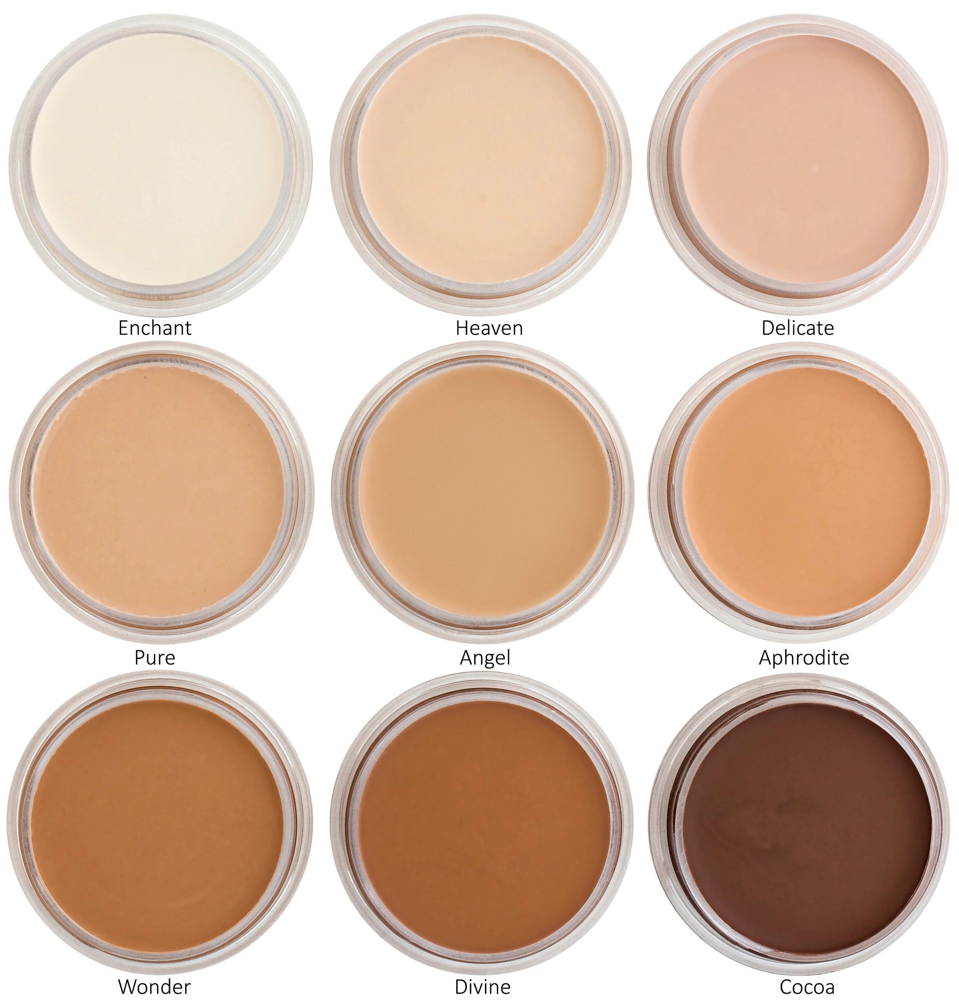 Kylie's Professional Mineral Goddess Luxury Cream Foundation Swatches