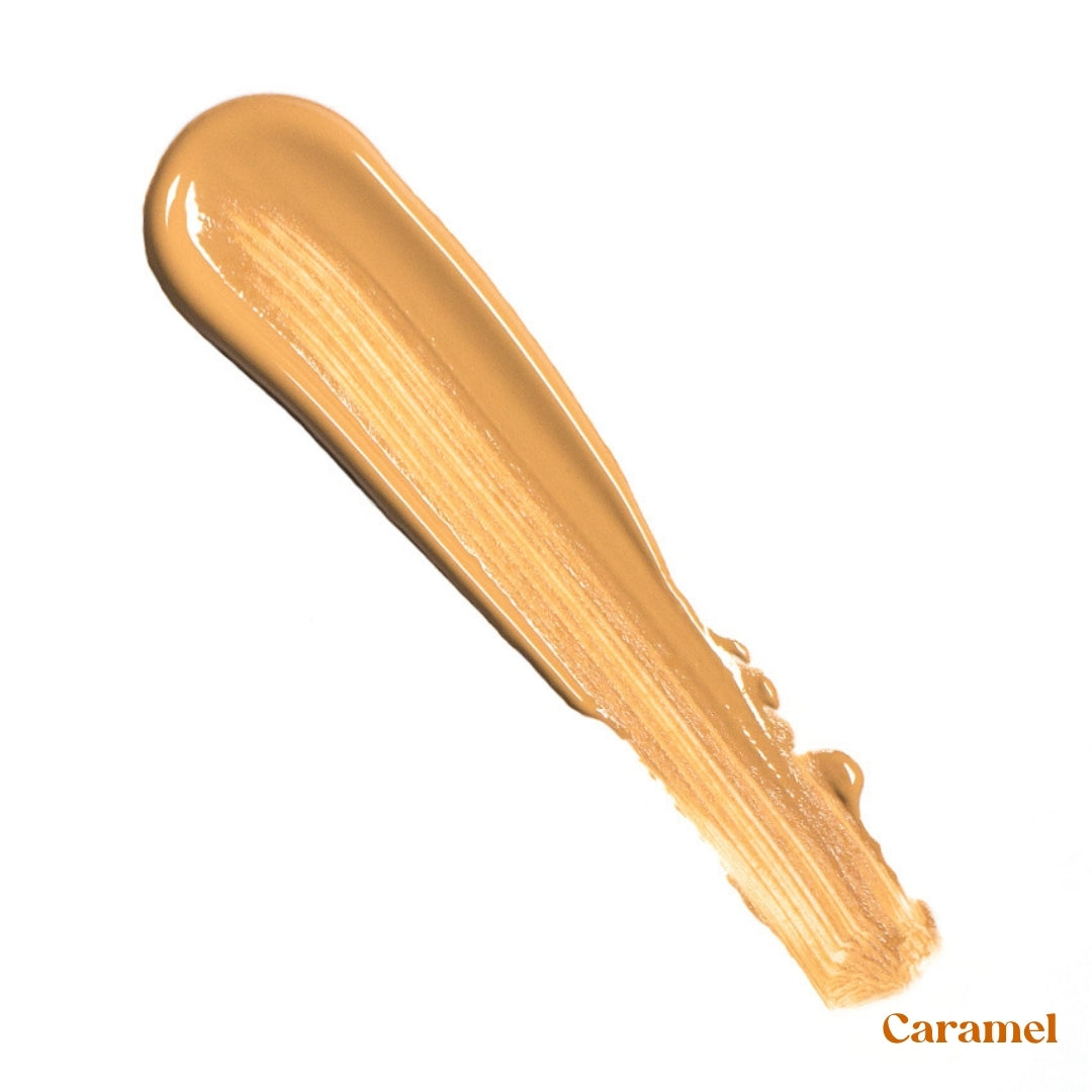 Ere Perez Oat Milk Foundation - Caramel Swatch - Wild & Cruelty Free Australia