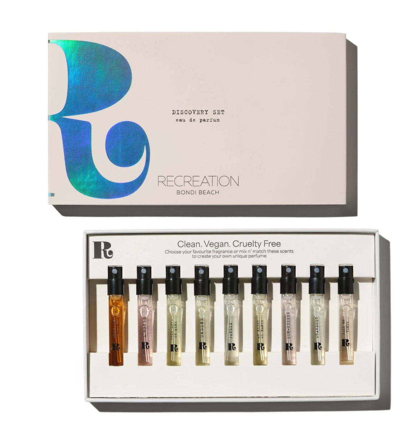 Recreation Beauty Clean and Vegan Beauty Sample Discovery Set Australia