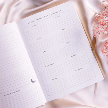 Dreamy Moons Gratitude Journal - Wild and Cruelty Free Rituals and Wellness