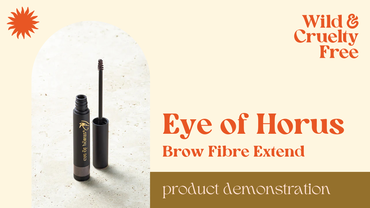 Eye of Horus Brow Fibre Extend Tutorial - Wild & Cruelty Free Australia