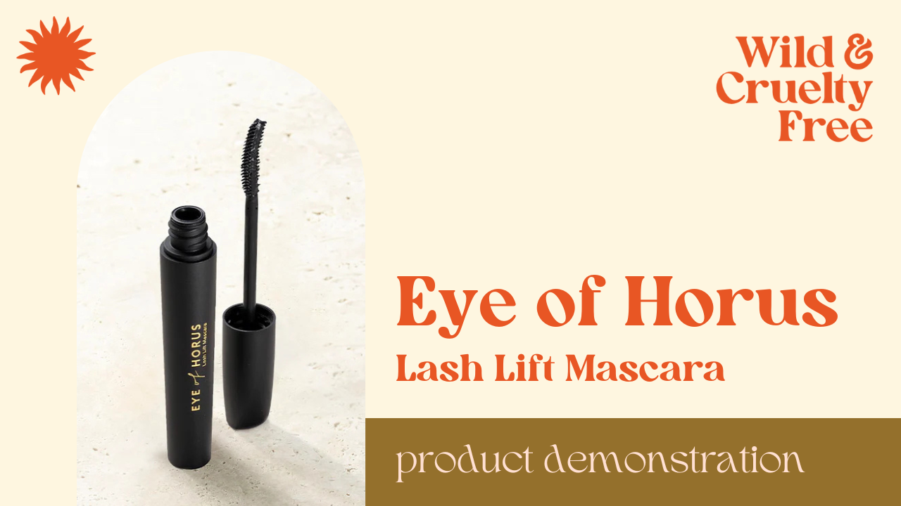 Load video: Eye of Horus Lash Lift Mascara Makeup Demonstration