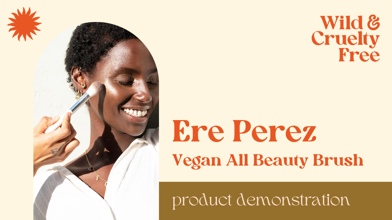 Load video: Ere Perez Vegan All Beauty Brush Demonstration