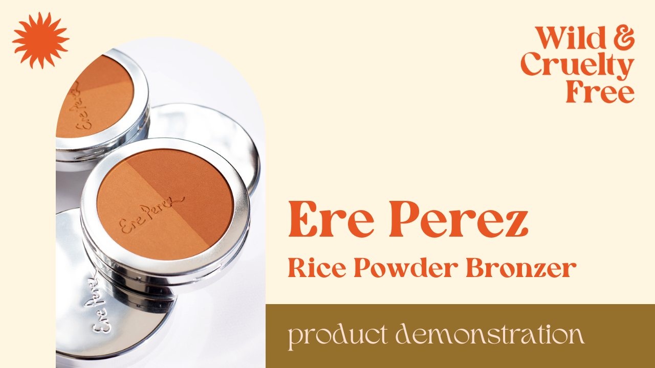 Load video: Ere Perez Rice Powder Bronzer Makeup Tutorial