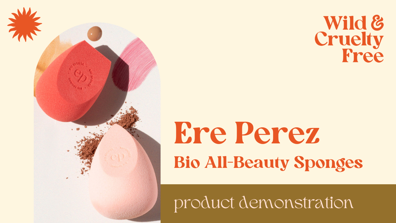 Ere Perez Bio All-Beauty Sponges Tutorial - Wild & Cruelty Free Australia