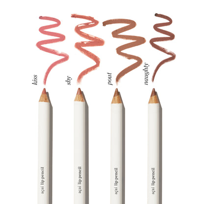Ere Perez Acai Matte Lip Pencil Swatches - Vegan and Cruelty Free Makeup Australia