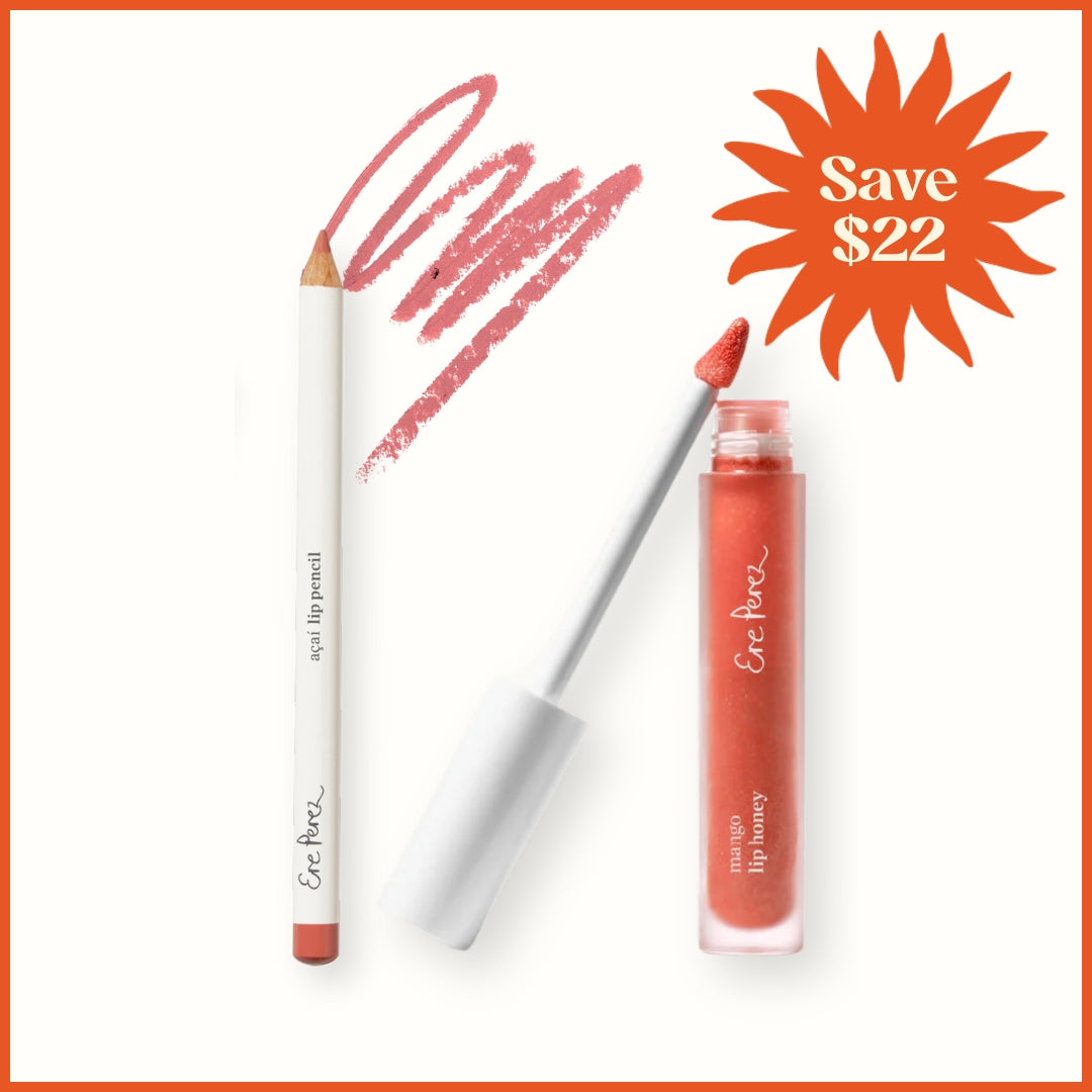 Ere Perez Lip Liner & Lip Gloss Beauty Bundle - Wild & Cruelty Free Gift Sets