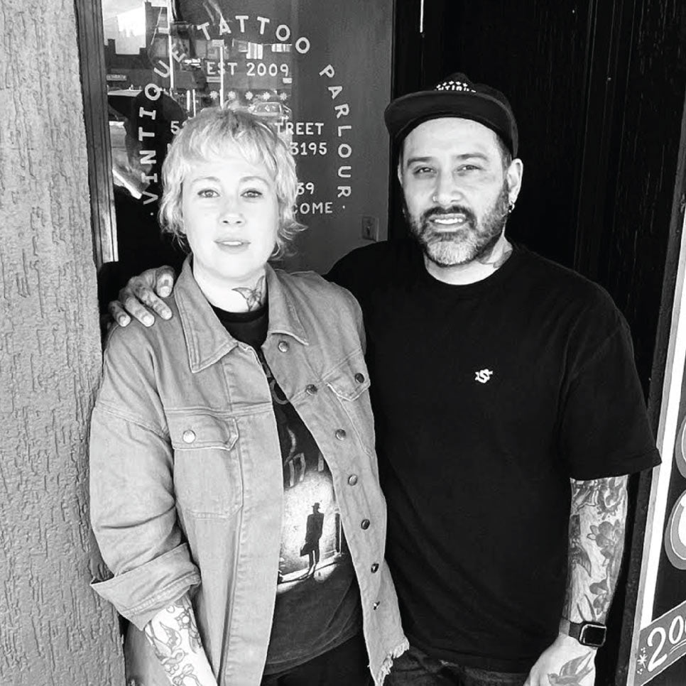 Inky Tattoo Salve Founders Brooke and Rudie Rashid