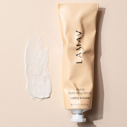 LAMAV Gentle Jojoba Exfoliating Face Scrub - Wild & Cruelty Free Australia