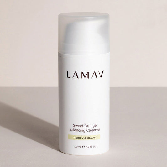 LAMAV Sweet Orange Balancing Cleanser - Cruelty Free and Vegan Certified Organic Skincare