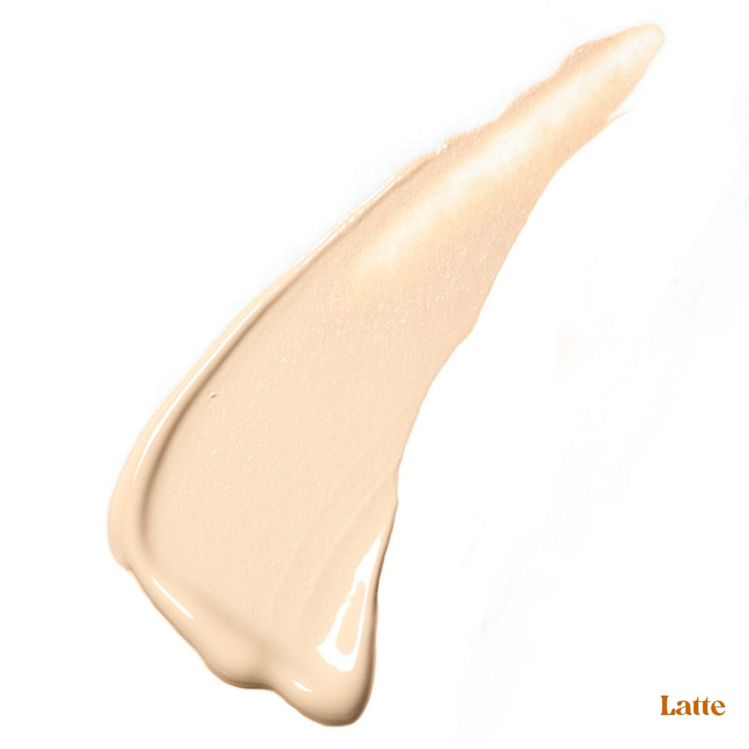 Ere Perez Oat Milk Foundation - Latte Swatch - Wild & Cruelty Free Australia