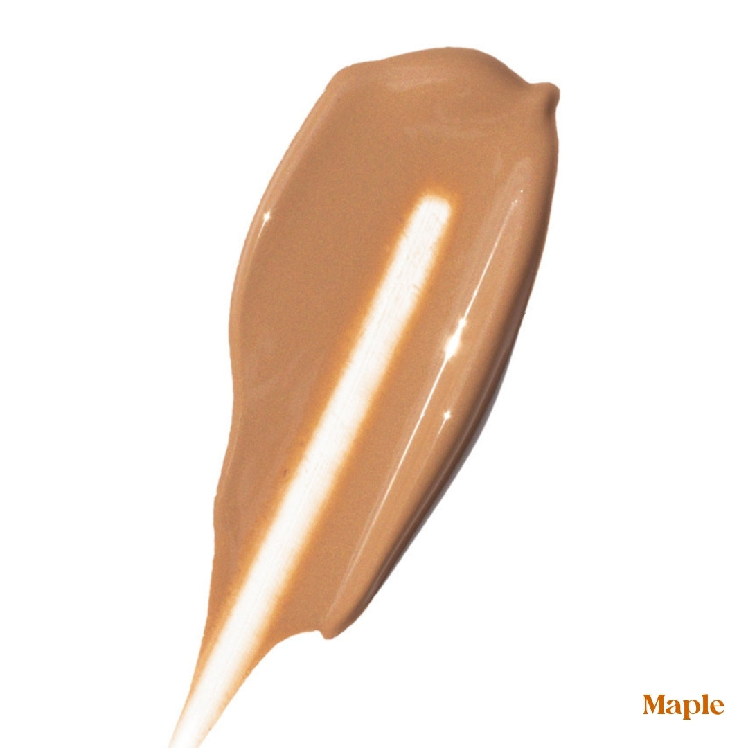 Ere Perez Oat Milk Foundation - Maple Swatch - Wild & Cruelty Free Australia