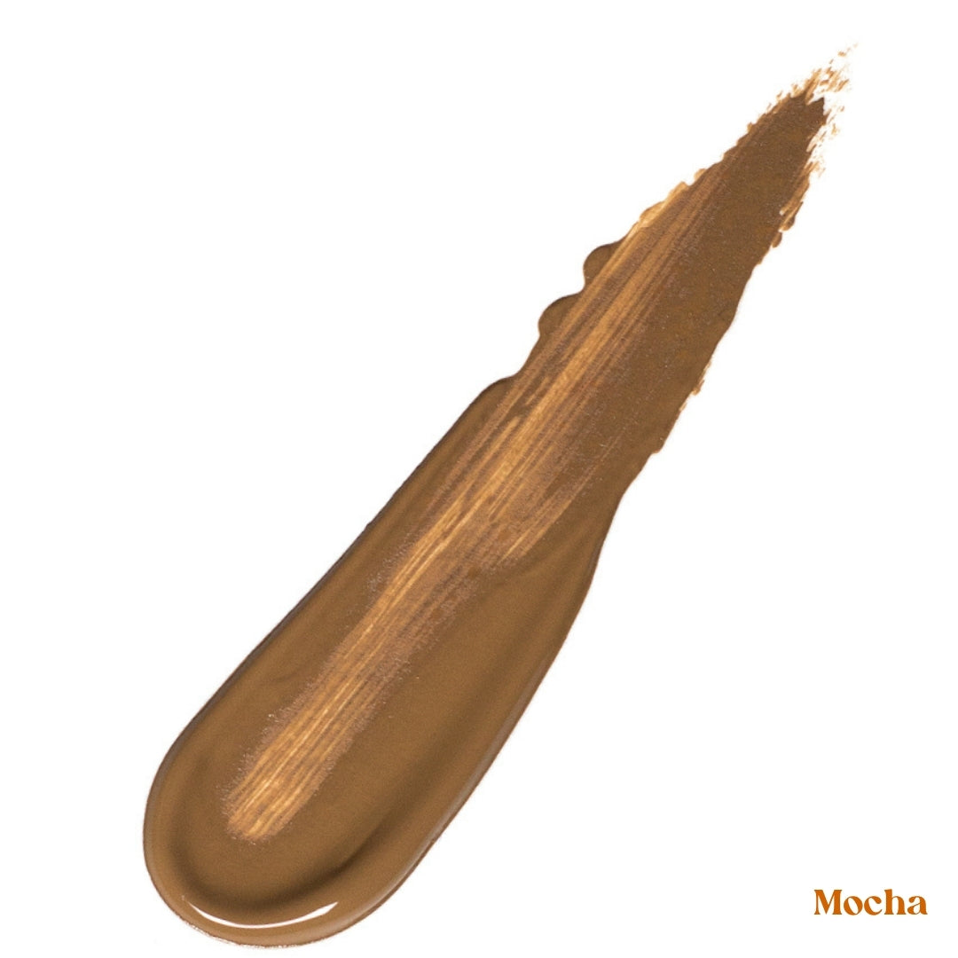 Ere Perez Oat Milk Foundation - Mocha Swatch - Wild & Cruelty Free Australia