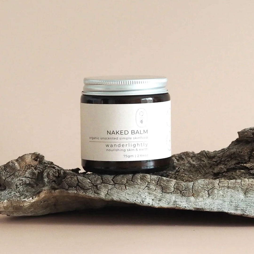 Wanderlightly Naked Balm, Multi Purpose Natural, Cruelty Free and Vegan Skincare