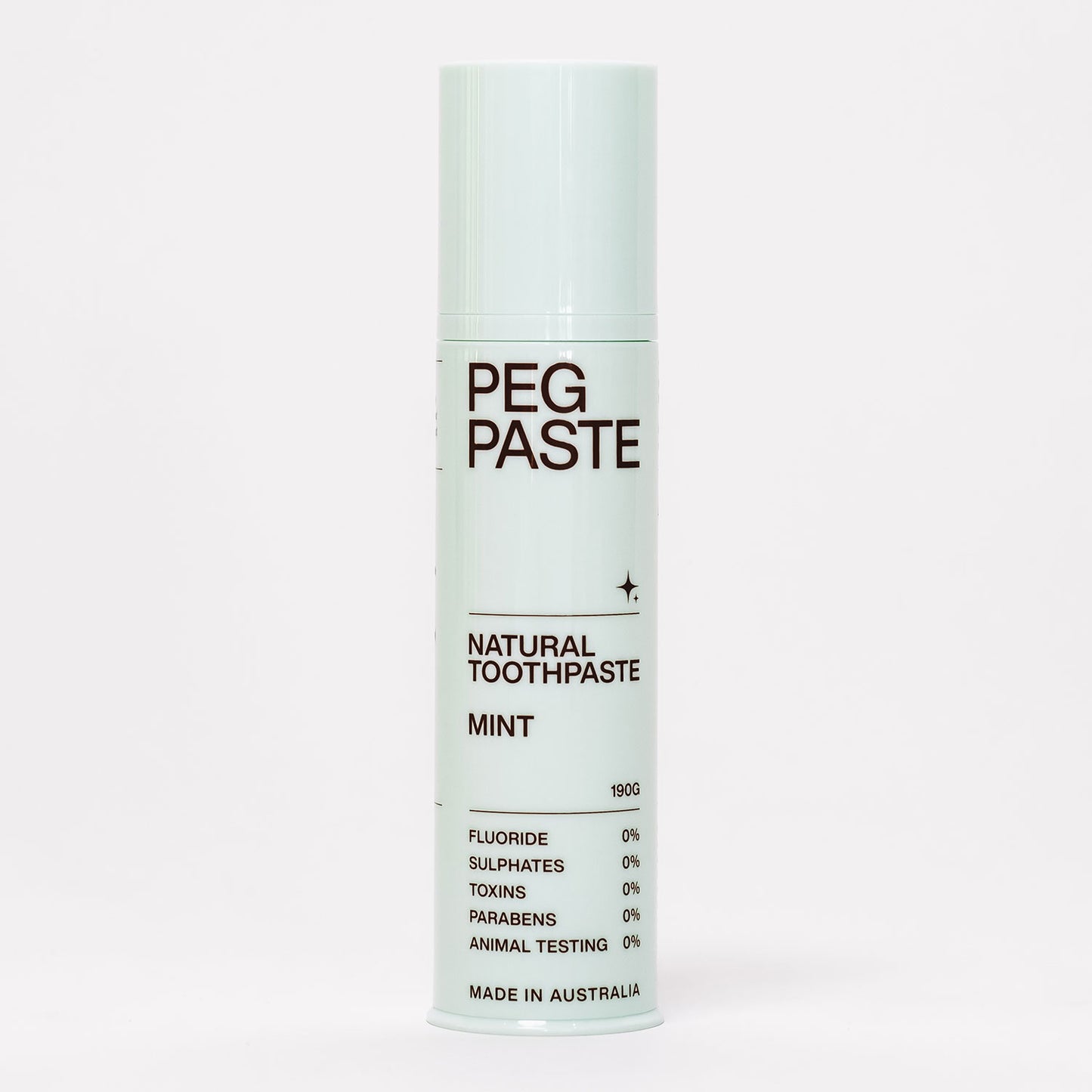 PEG PASTE Natural Mint Toothpaste Premium Oral and Dental Care Australia
