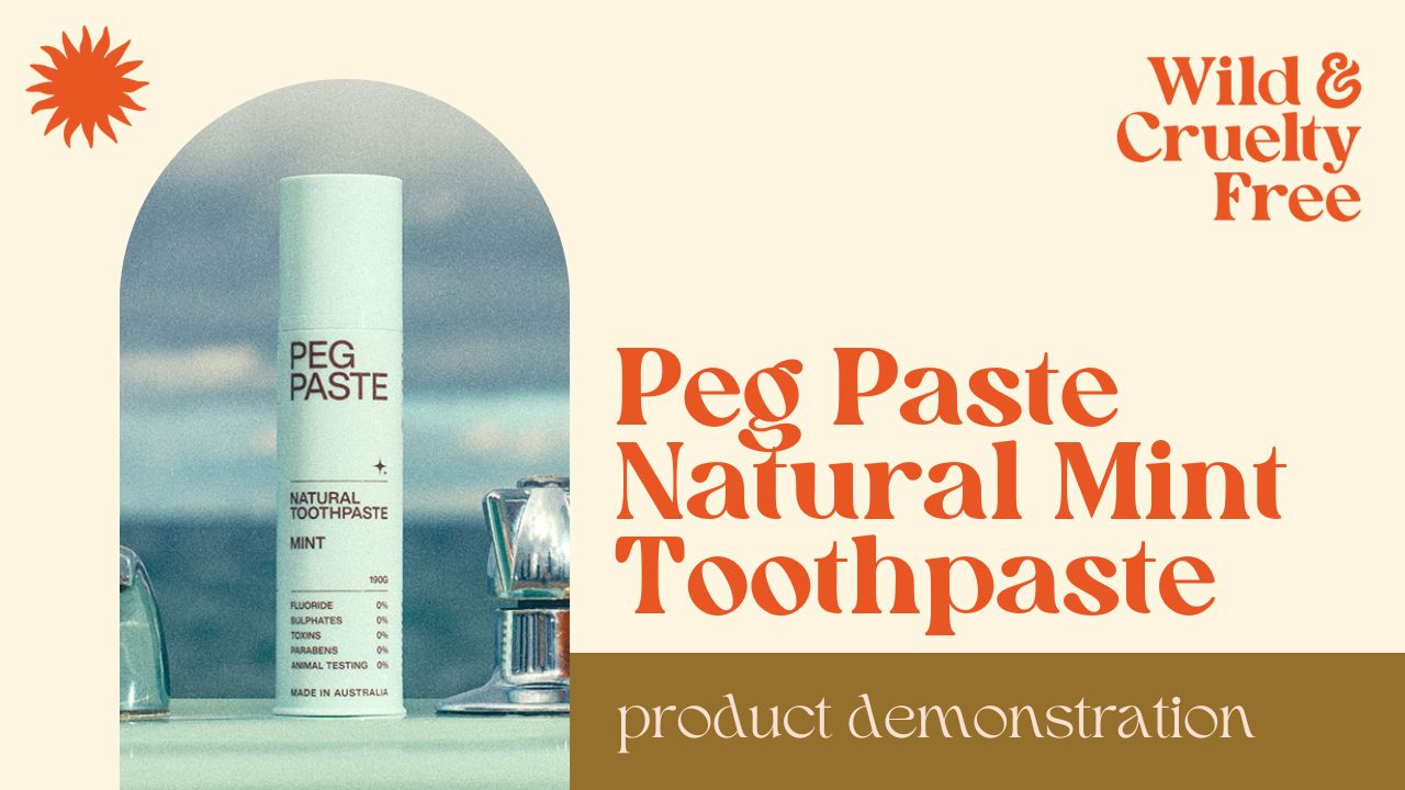 Load video: Peg Paste N°001 Natural Mint Toothpaste Review