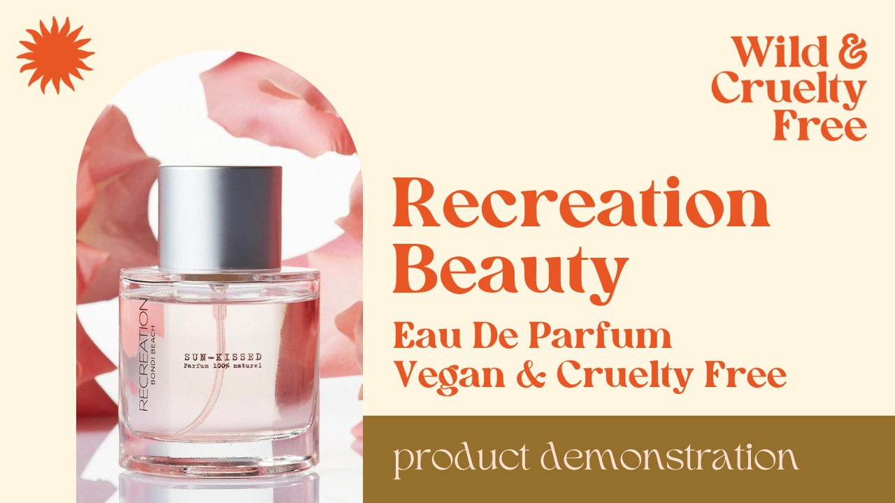 Load video: Recreation Beauty Eau de Parfum Clean Perfume Demonstration