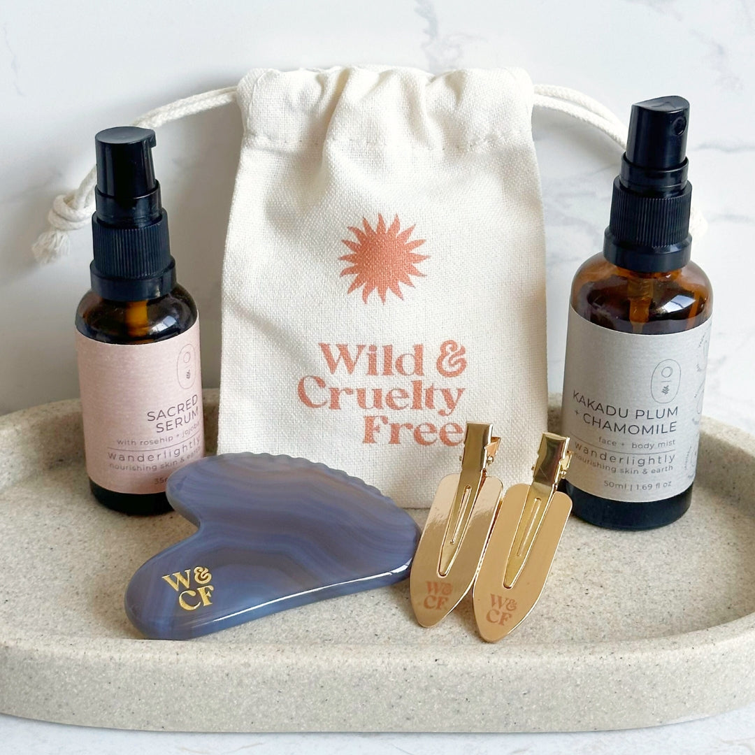 Gua Sha Facial Massage Essentials - Wild & Cruelty Free Australia