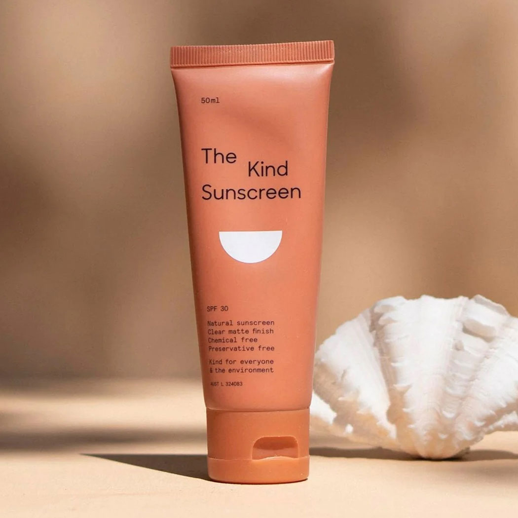 The Kind Sunscreen 50ml SPF30 Reef Safe, Vegan Friendly, Recyclable Packaging
