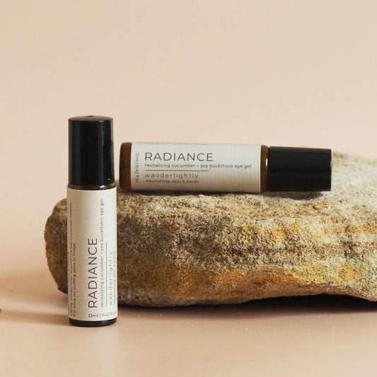 Wanderlightly Radiance Eye Gel Serum Roller - Wild & Cruelty Free Australia
