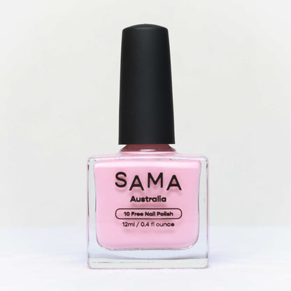 SAMA Soft Pink Nail Polish - Ashley - Vegan and Cruelty Free Nail Polish Australia